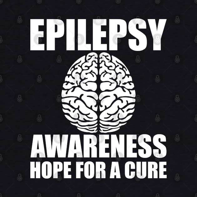 Epilepsy Awareness Hope for a cure w by KC Happy Shop